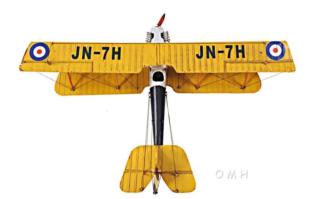 Yellow Curtis Jenny Plane 1:18 - Medieval Replicas