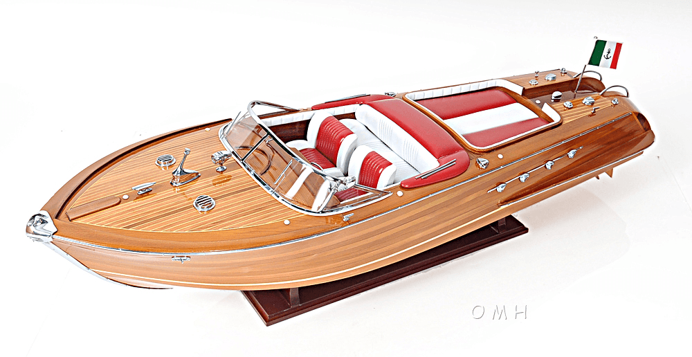 Riva Aquarama Exclusive Edition Handcrafted Wooden Boat Model - Medieval Replicas