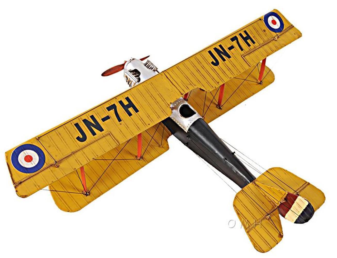 Yellow Curtis Jenny Plane 1:18 - Medieval Replicas