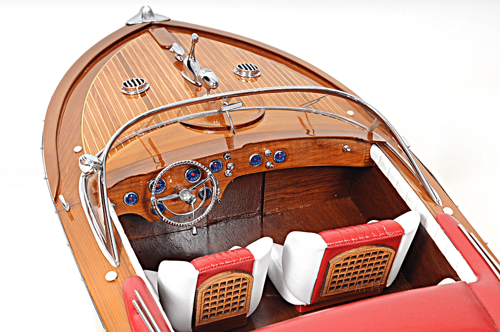 Riva Aquarama Exclusive Edition Handcrafted Wooden Boat Model - Medieval Replicas
