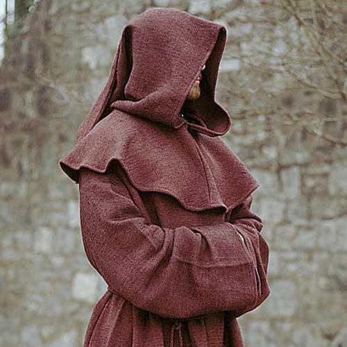 Monk's Robe and Hood Men's Costume - Medieval Replicas