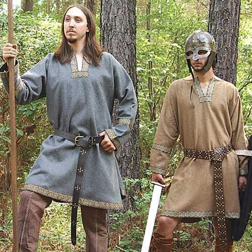 Renaissance Medieval Woolen Viking Tunic Men's Costume - Medieval Replicas