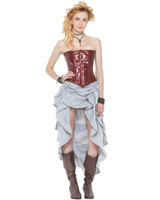 Steampunk Pinstripe Skirt - Medieval Replicas
