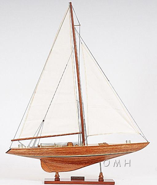 Columbia Wooden Yacht Model 24" Long - Medieval Replicas