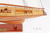 Columbia Wooden Yacht Model 24" Long - Medieval Replicas