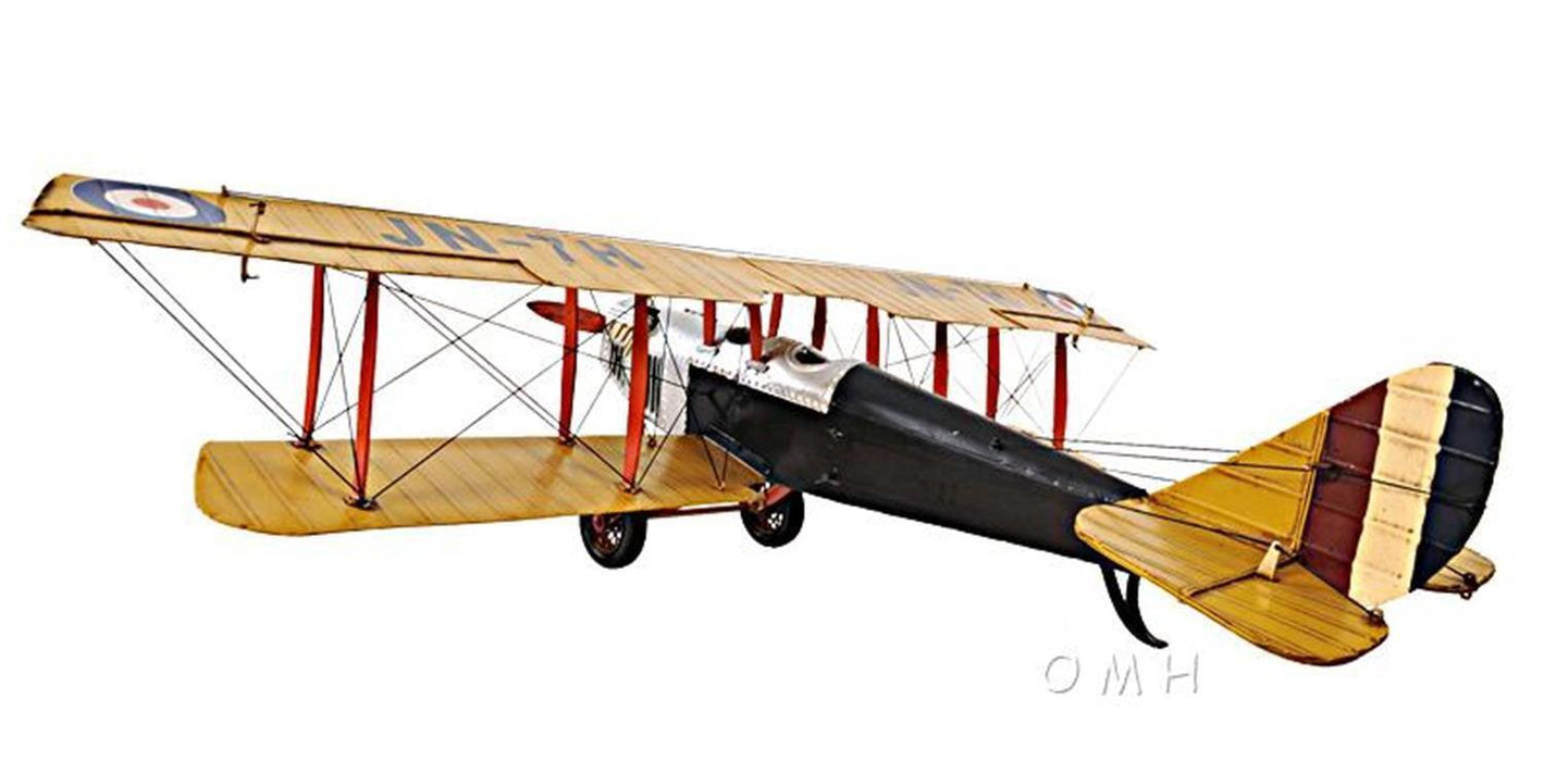 Yellow Curtis Jenny Plane 1:18 - Medieval Replicas