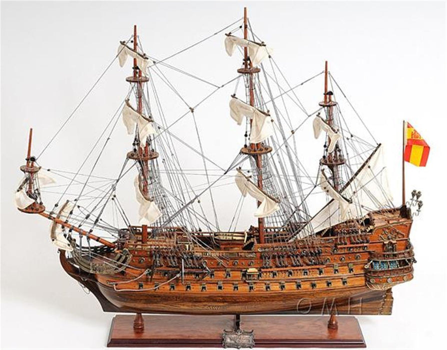 SAN FELIPE Medium Handmade Wooden 28" Long Model Ship - Medieval Replicas