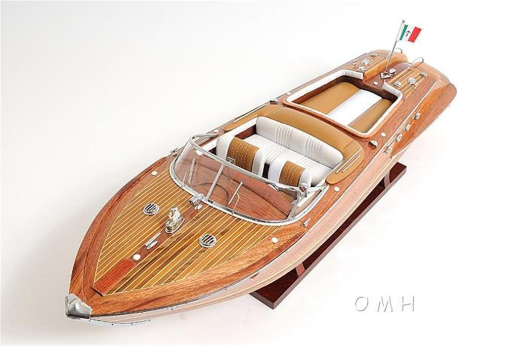 Riva Aquarama Wooden Model Boat 27" Long - Medieval Replicas