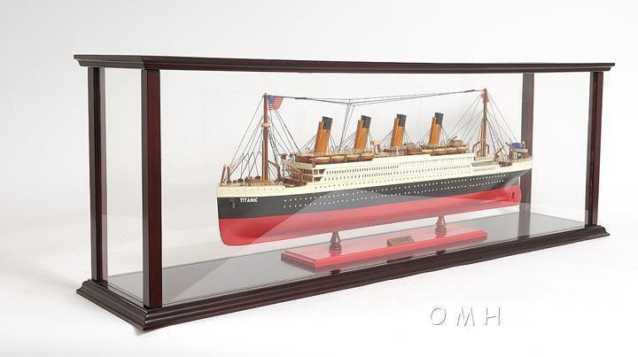 Display Case for Cruise Liner Models Ship Large (L: 44.75 W: 9.25 H: 15 Inches) - Medieval Replicas