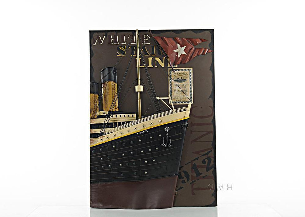 Titanic Ship Front Bow 3D Painting - Medieval Replicas