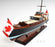 DOLPHIN PAINTED MODEL YACHT 26 INCH LONG - Medieval Replicas