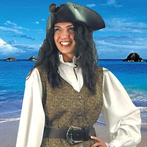 Mary Read Pirate Vest Woman's costume - Medieval Replicas