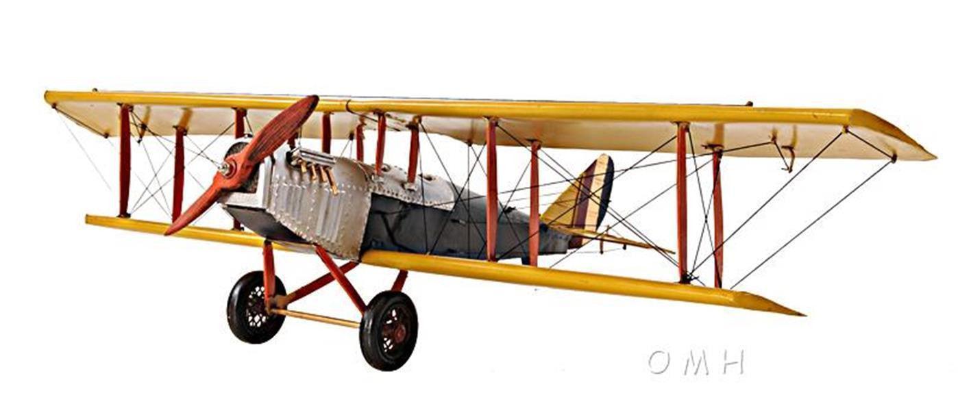 Yellow Curtis Jenny Plane 1:18 - Medieval Replicas