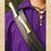 Pirates Black Leather Baldric With Knives Men's Costume - Medieval Replicas