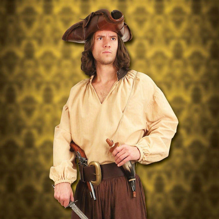 Pirate Sea Dog Cotton Shirt Men's Costume - Medieval Replicas