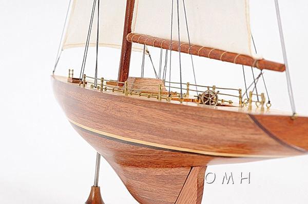 Columbia Wooden Yacht Model 24" Long - Medieval Replicas