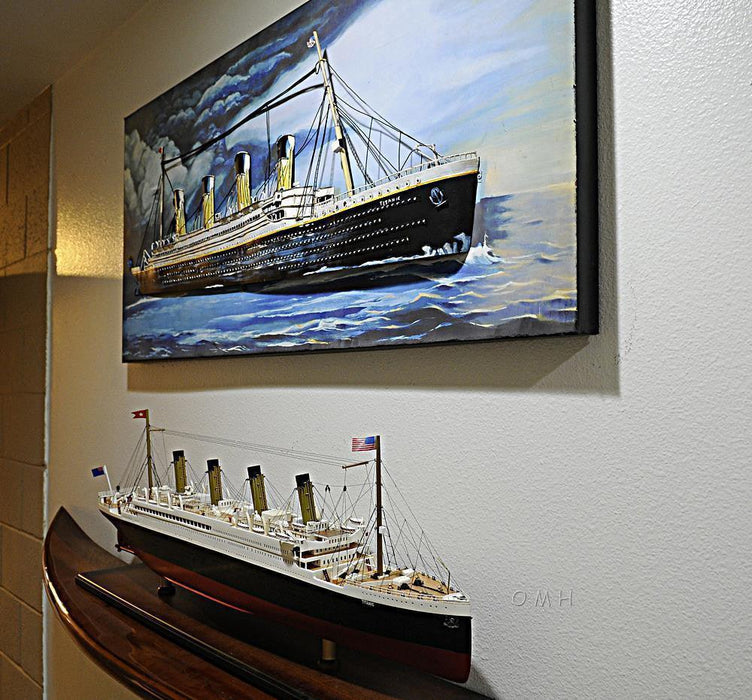 Titanic 3D Painting Handmade Using Metal And Painted - Medieval Replicas