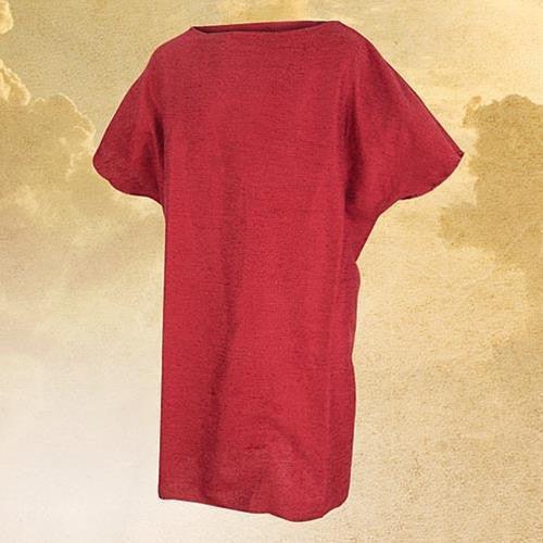 Roman Legion Red Cotton Tunic Men's Costume - Medieval Replicas