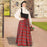 Renaissance Scottish Plaid Skirt Woman's Costume - Medieval Replicas