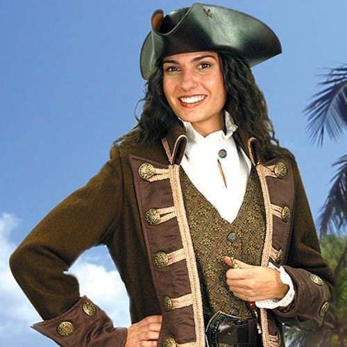 Mary Read Pirate Coat Woman's Costume - Medieval Replicas