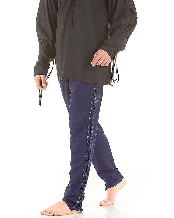 MEDIEVAL Lace-Up Pants Men's Costume - Medieval Replicas