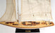 ENDEAVOUR Yacht Painted Wooden Model 24" - Medieval Replicas