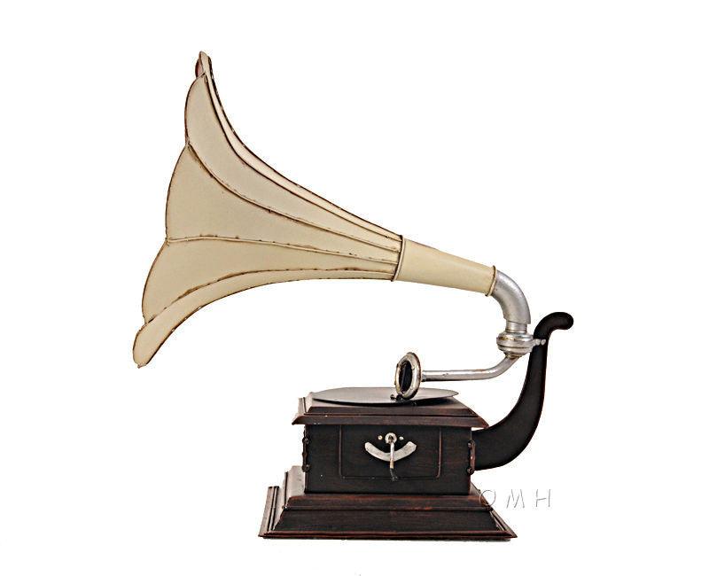 1911 HMV Gramophone Monarch Display Model V Horn - Medieval Replicas