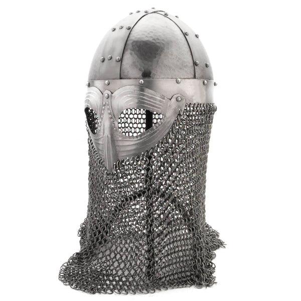 Viking Spangenhelm With Aventail Helmet - Medieval Replicas