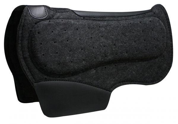 Showman™ 28" x 31" Airflow felt barrel saddle pad with shock foam bars - Medieval Replicas