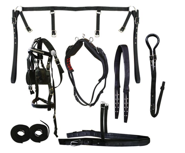 Medium / Large Horse size nylon driving harness