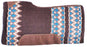 Showman 34" x 36" Brown Memory Felt Bottom Horse Saddle Pad - Medieval Replicas