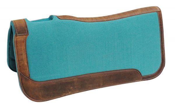 Showman ® 31" x 32" Teal felt horse saddle pad - Medieval Replicas