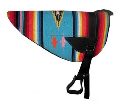 Showman Serape bareback horse saddle pad acrylic top