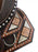 Double T fully tooled Youth / Pony show saddle with copper/silver.13 inches - Medieval Replicas