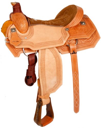 16" Showman Roping Horse Saddle