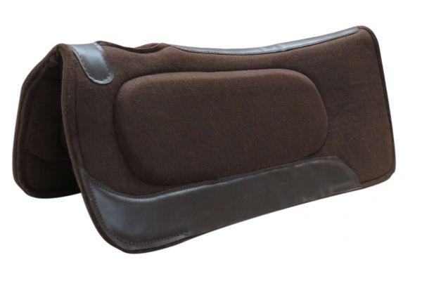 Showman® 31"x 31" Brown felt built up horse pad. This 1" thick pad - Medieval Replicas