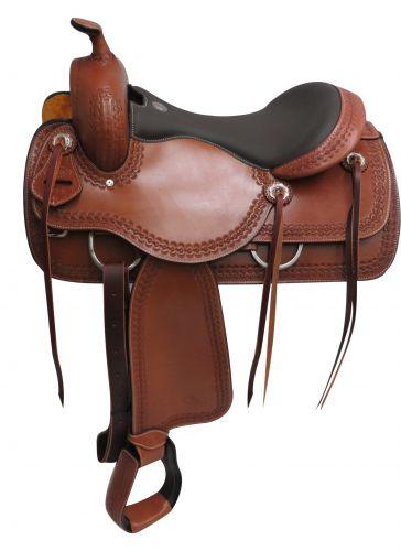 Circle S Pleasure style Horse saddle 16" - Medieval Replicas