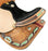 14", 15", 16" Circle S  Barrel Style Horse Saddle with Feather Concho Design - Medieval Replicas