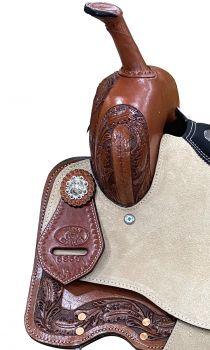 14", 15" Circle S Barrel style horse saddle - Medieval Replicas