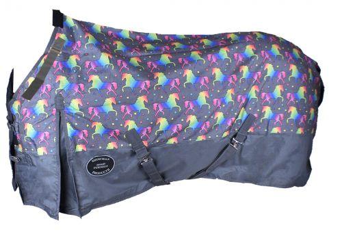 1200 Denier Waterproof and Breathable Showman ® Unicorn Print Blanket | breathable showman