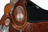 Double T fully tooled show horse saddle 16" - Medieval Replicas