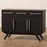 ASHFIELD MODERN ESPRESSO BROWN FINISHED WOOD 3-DRAWER SIDEBOARD - Medieval Replicas