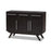 ASHFIELD MODERN ESPRESSO BROWN FINISHED WOOD 3-DRAWER SIDEBOARD - Medieval Replicas