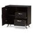 WARWICK MODERN ESPRESSO BROWN FINISHED WOOD SIDEBOARD - Medieval Replicas