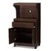 TANNIS MODERN DARK WALNUT FINISHED KITCHEN CABINET - Medieval Replicas