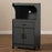 TANNIS MODERN DARK GREY FINISHED KITCHEN CABINET - Medieval Replicas