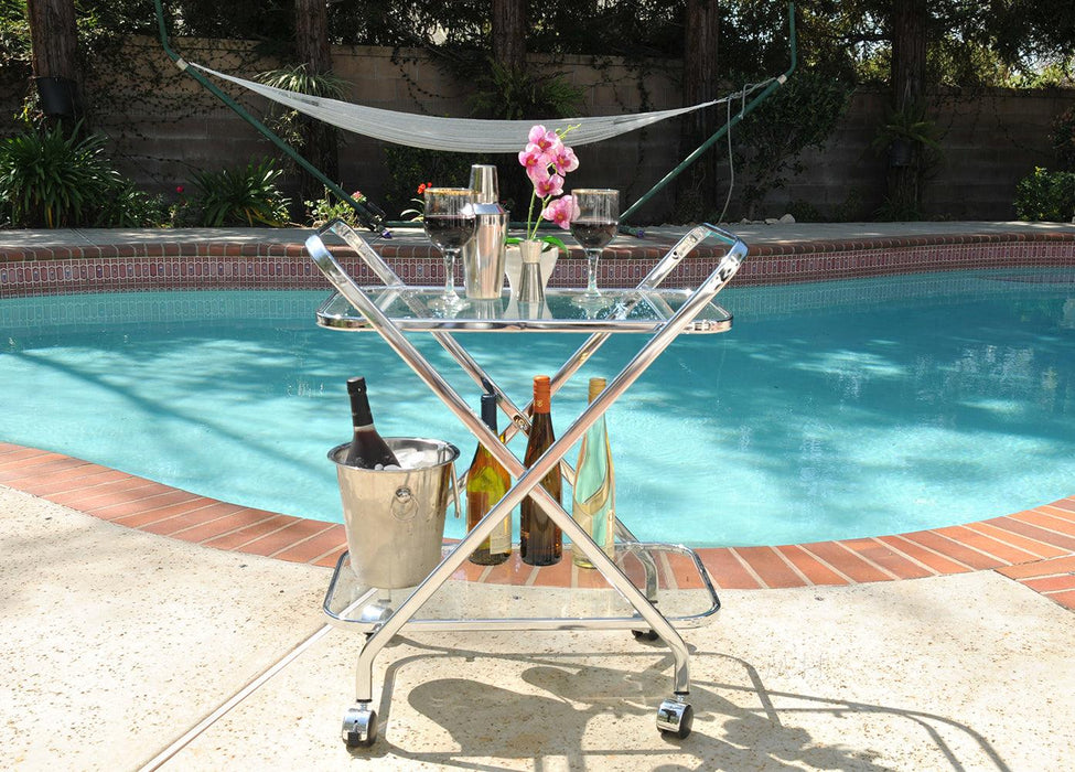 Anne Home - X-Shape Bar Cart - Medieval Replicas