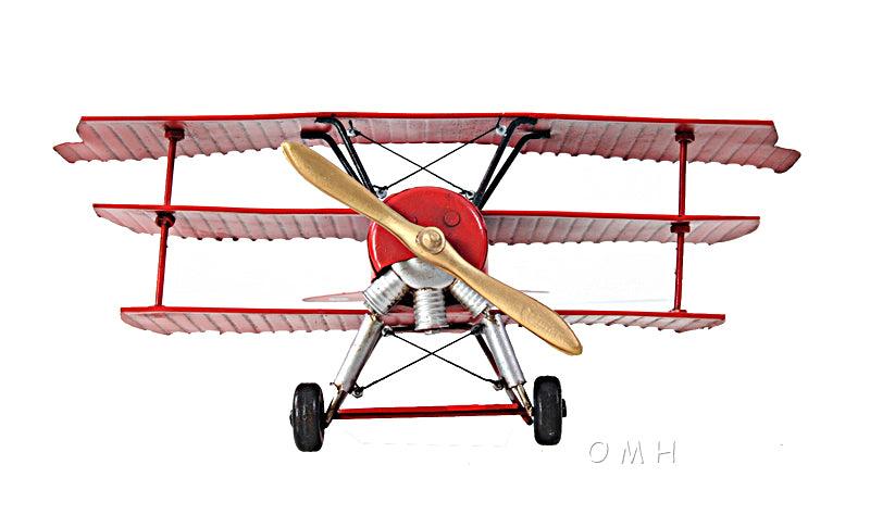 1917 Red Baron Fokker Triplane Aeroplane model - Medieval Replicas