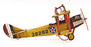 1918 Yellow Curtiss JN-4 1:24 Aeroplane model - Medieval Replicas