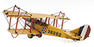 1918 Yellow Curtiss JN-4 1:24 Aeroplane model - Medieval Replicas